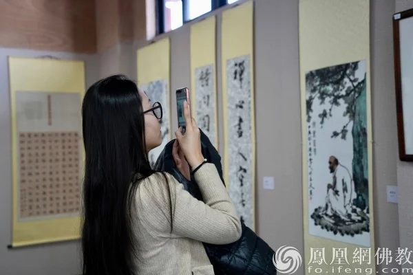 “神韵丹青·佛教书画”展区