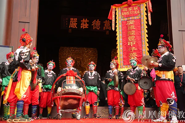 岭南文化的璀璨明珠！非遗甲子英歌舞亮相百花古寺，演绎文化共生