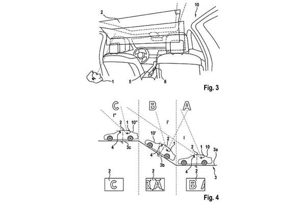 后排晕车有望彻底破解！宝马新专利：车顶投影还原外部景象