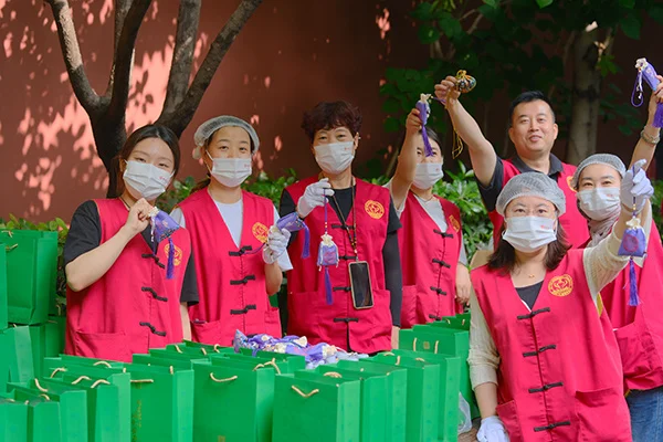 粽生欢喜庆佳节,西安广仁寺举行端午节公益活动
