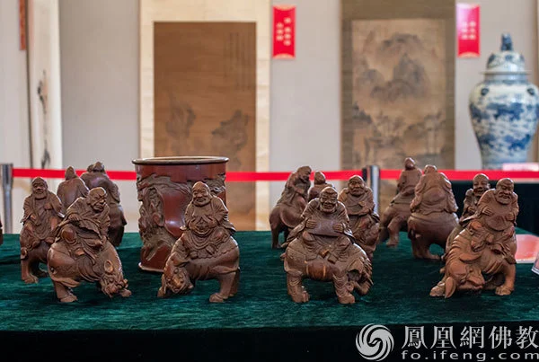 竹根雕十八罗汉（清·佚名）
