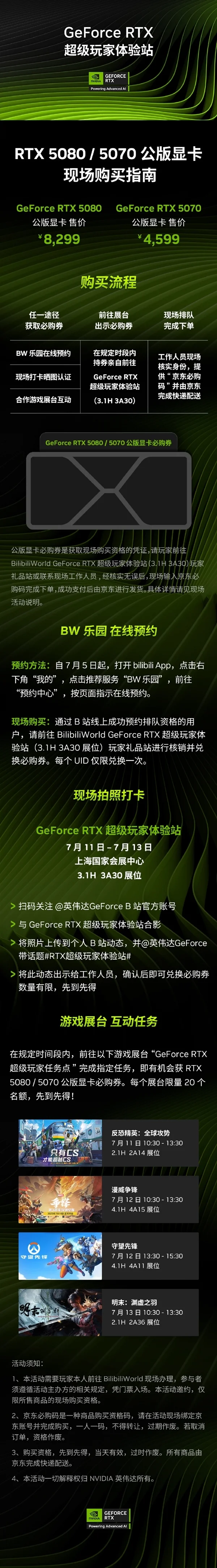 4599元起 RTX 5080/5070公版显卡首次现场发售：中国玩家排长龙抢购