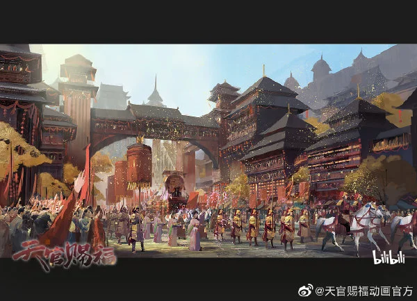 《天官赐福》动画版先行pv正式公开，这个画风我爱了(天官赐福动漫图集)