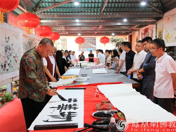 书画联展现场