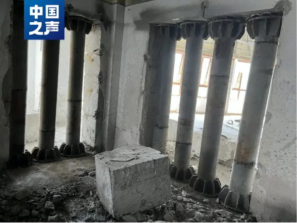 △被切割的剪力墙