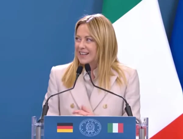 意大利总理梅洛尼 视频截图