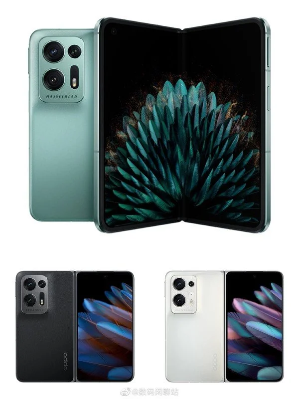 劲爆！OPPO Find N2系列官方渲染图和详细规格全曝光-oppofin2参数