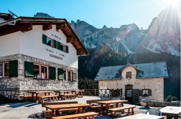 ▲意大利多洛米蒂地区的民宿