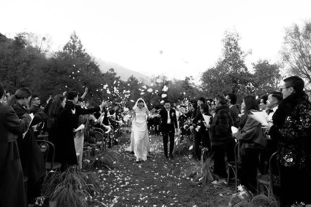 霍启仁和南枫携手前行。