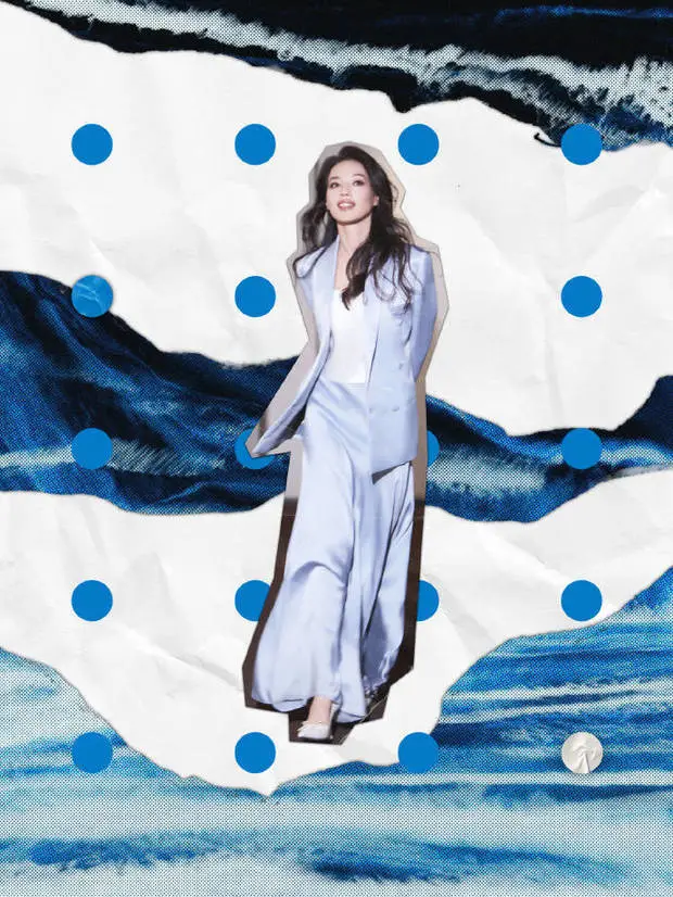 舒淇俏皮又灵动。