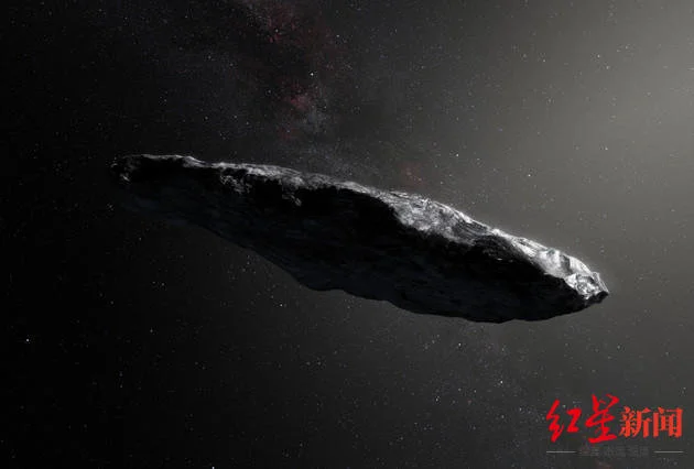 ↑2017年被发现的雪茄形状星际物体“奥陌陌”