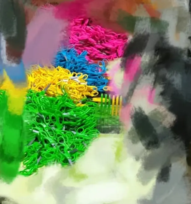 图/和剪刀“打交道”的日常 来源/继业供图