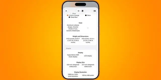 Mactracker 5 设备对比界面