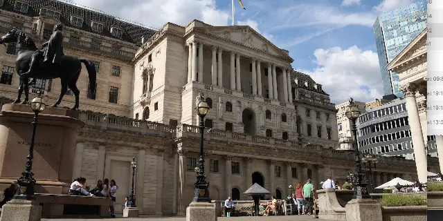 英国央行（第一财经摄像阿卓摄）