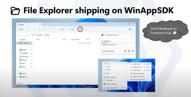 微软确认Win11文件资源管理器将有重大更新 新设计泄露