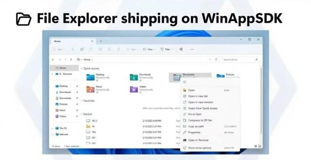 微软确认Win11文件资源管理器将有重大更新 新设计泄露