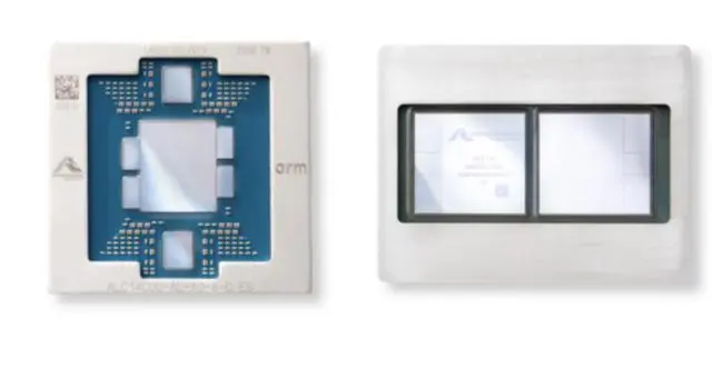 ▲ 左图为 Graviton4 芯片、右图为 Trainium2 芯片