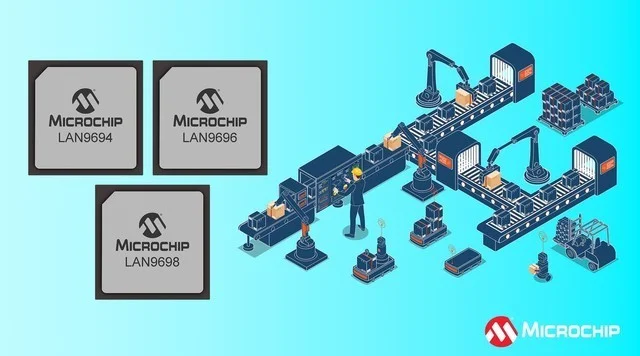 Microchip推出下一代以太网交换机系列LAN969x