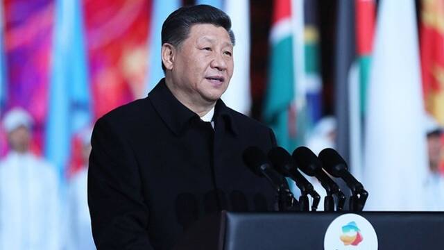 习近平出席北京世园会开幕式并讲话