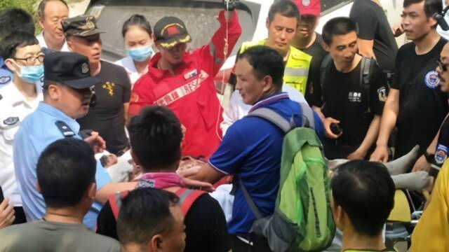 陕西：秦岭遇险博士获救