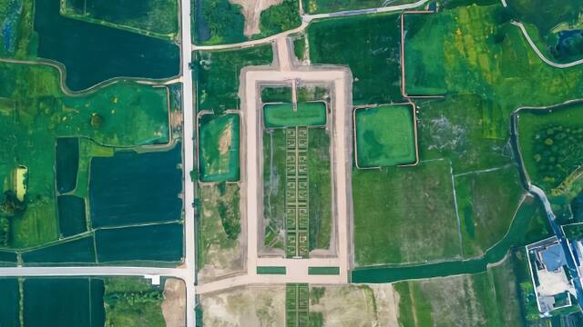 航拍中国第55处世界遗产 良渚古城遗址