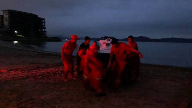 杭州失踪女童搜救现场