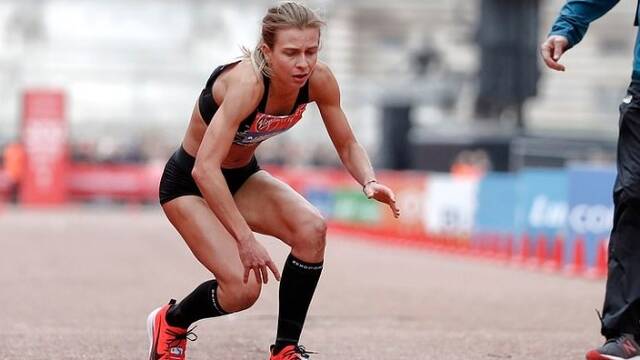 伦敦马拉松一幕