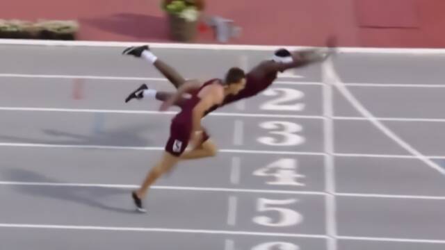 靠“鱼跃终点”夺冠