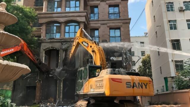 6层豪华违建“屹立”5年后拆除