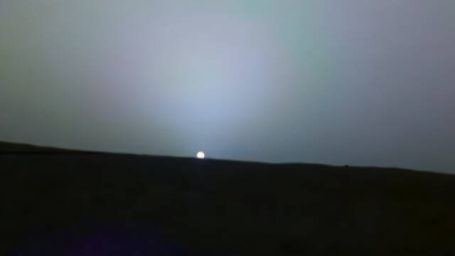 火星上的日出日落