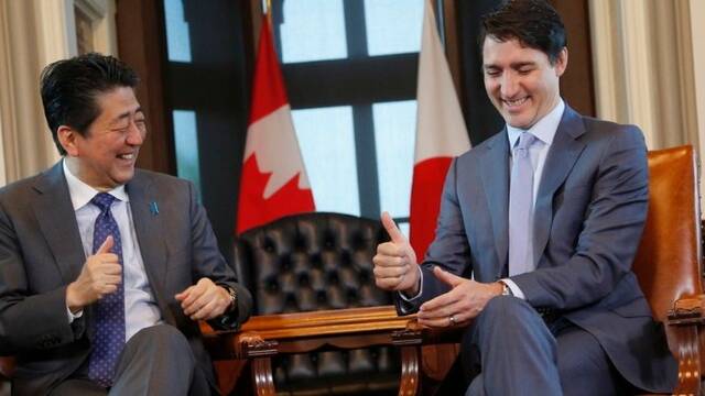 特鲁多两次称日本为中国