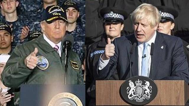 英首相演讲被指“抄袭”特朗普