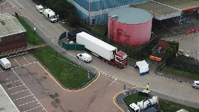 英国警方尚无法确定39人为中国国籍