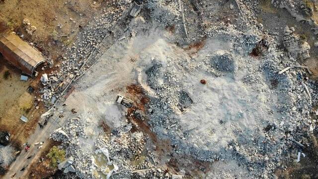 IS头目巴格达迪在叙藏身处被袭后照片