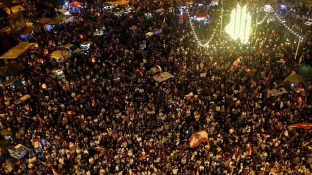 黎巴嫩再度爆发反政府示威