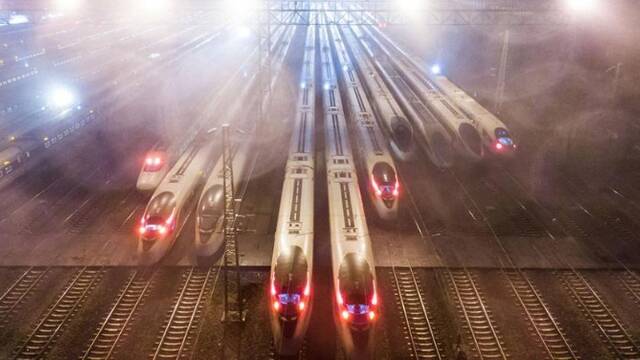 高铁动车出征2020春运“万箭齐发”