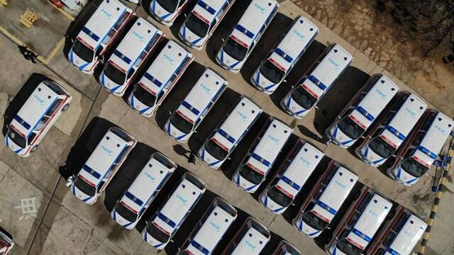 40辆“N95”救护车增援湖北38家医院