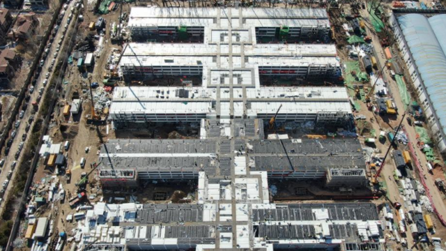 北京小汤山医院建设现场