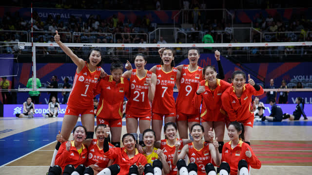 世界女排联赛：中国队胜韩国队