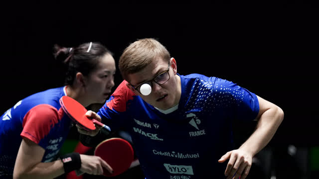 乒乓球——混合团体世界杯：中国队胜法国队