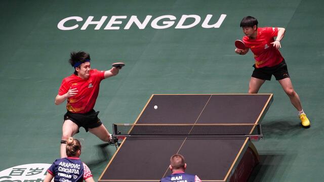 乒乓球混合团体世界杯：中国队取四连胜