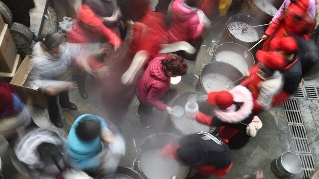 图看各地如何过腊八