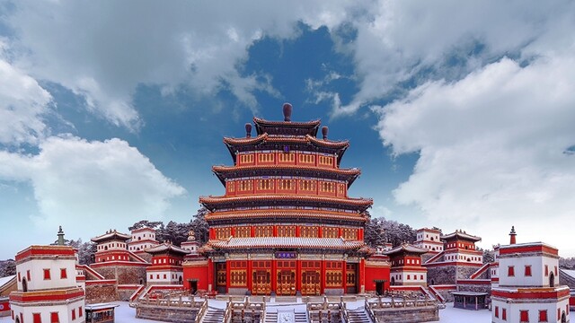 图片大赏：清王朝建造的第一座皇家寺院——承德普宁寺