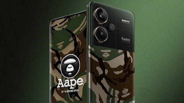 2199元 Redmi Note 13 Pro+ AAPE潮流限定版发布：绿色迷彩吸睛