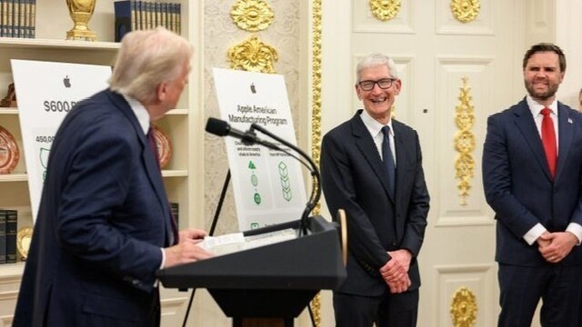 特朗普对进口芯片征税100%：一台美国制造iPhone，可能要卖2.5万元