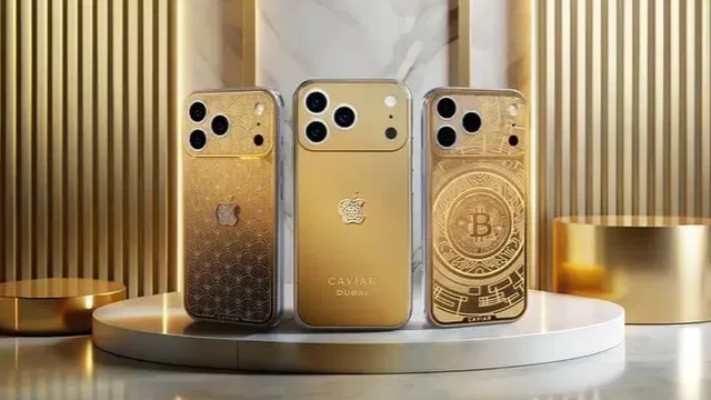 奢侈品改装厂Caviar再出手，超8.8万美元的黄金iPhone 17 Pro问世