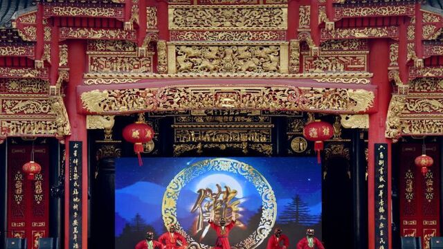 乡村来了非遗“村晚”