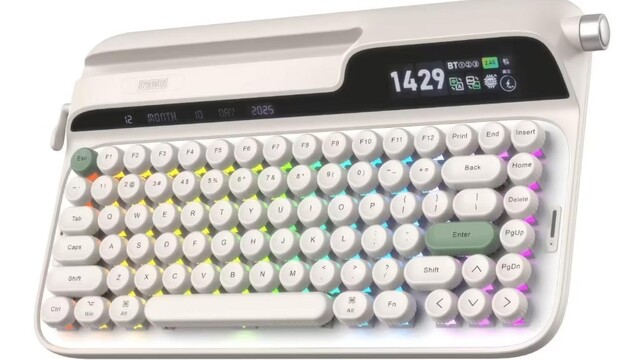 EPOMAKER复古打字机造型键盘Glyph上市，到手价699元