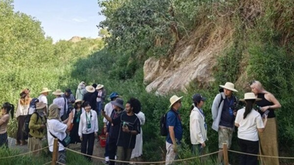 中外嘉宾走进悬泉置：寻汉简丝路遗珍　彰文明互鉴新光
