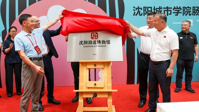 沈阳城市学院肠道博物馆开馆 法国现象级科学展落户沈阳